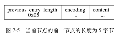当前节点的前一节点的长度为5字节