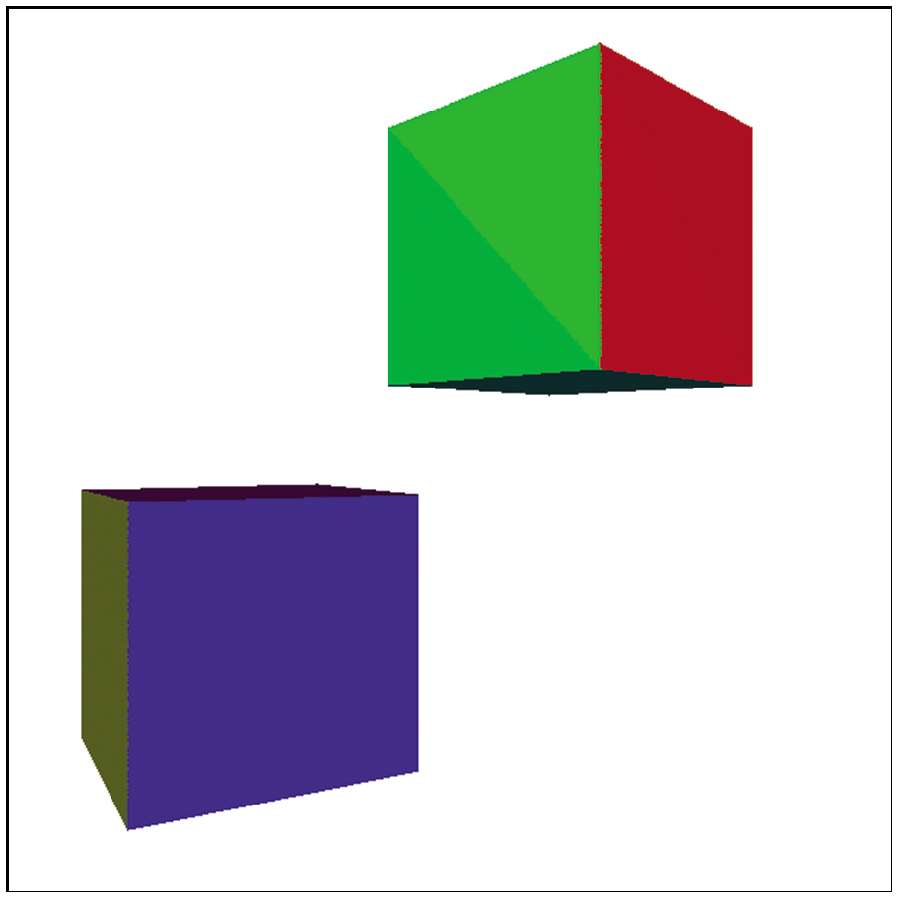 扁平化着色，我们计算三角形中心的光照，并将其应用于整个三角形