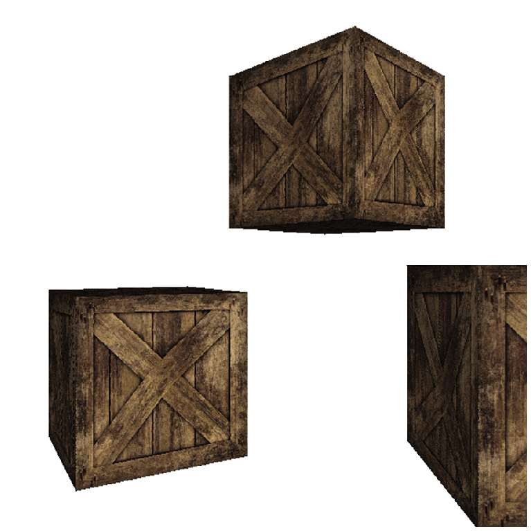 当应用到物体时，纹理看起来是变形的