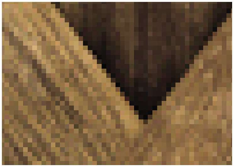 一个近距离渲染的纹理物体