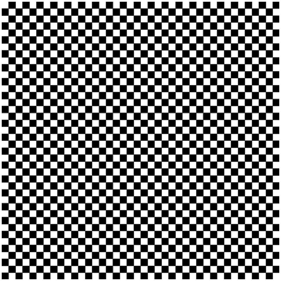 黑白棋盘格纹理