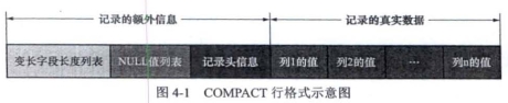 COMPACT行格式示意图